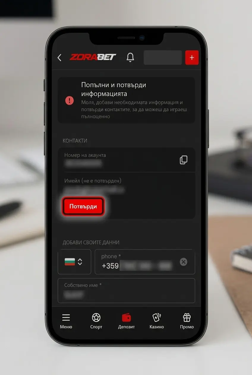 Стъпки за регистрация в ZoraBet казино и активиране на бонус до 3000 EUR