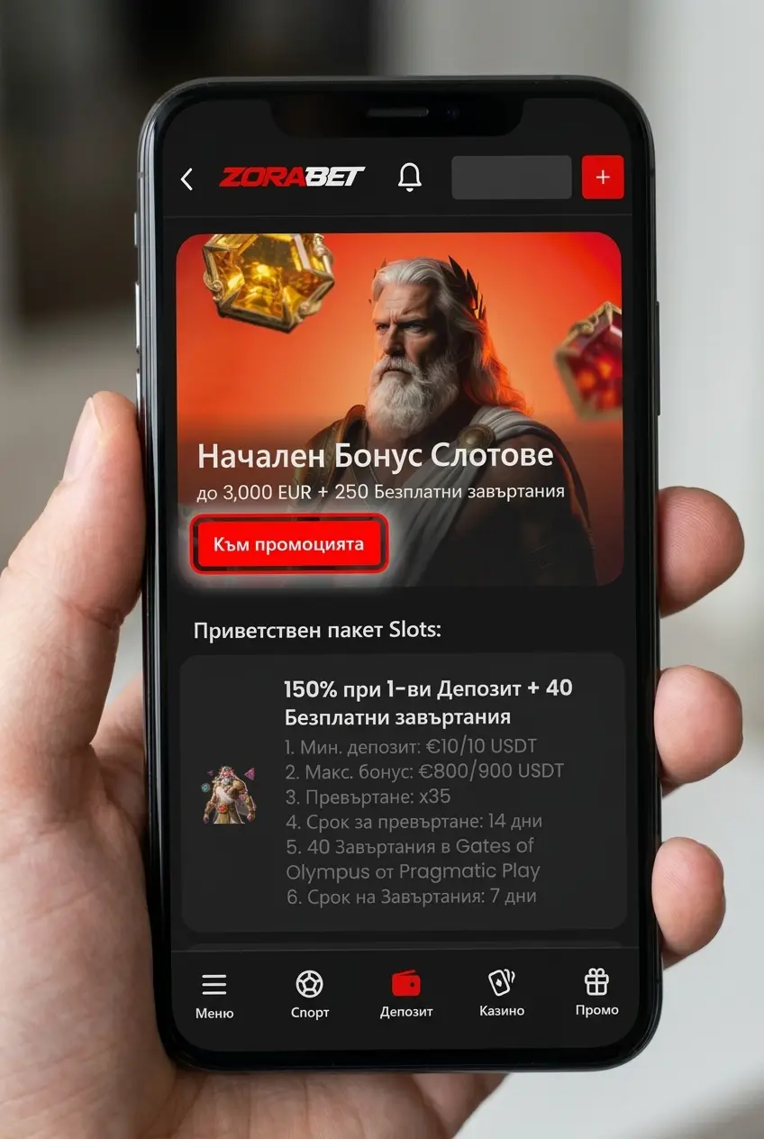 Стъпки за регистрация в ZoraBet казино с бонус до 3000 EUR за нови играчи
