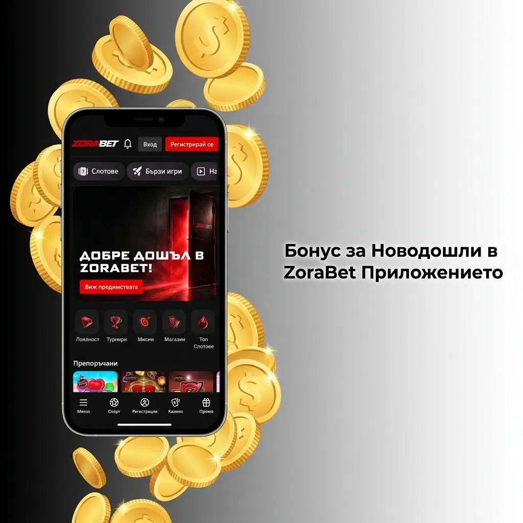 ZoraBet приложение приветствен бонус 500% до 3000 EUR за спорт и казино с безплатни завъртания