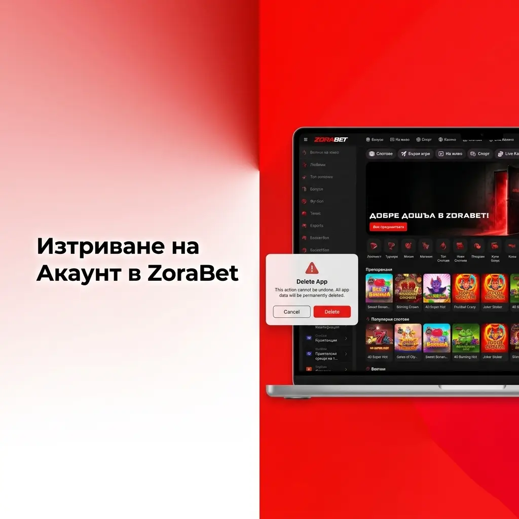 Стъпки за изтриване на акаунт в ZoraBet чрез поддръжка