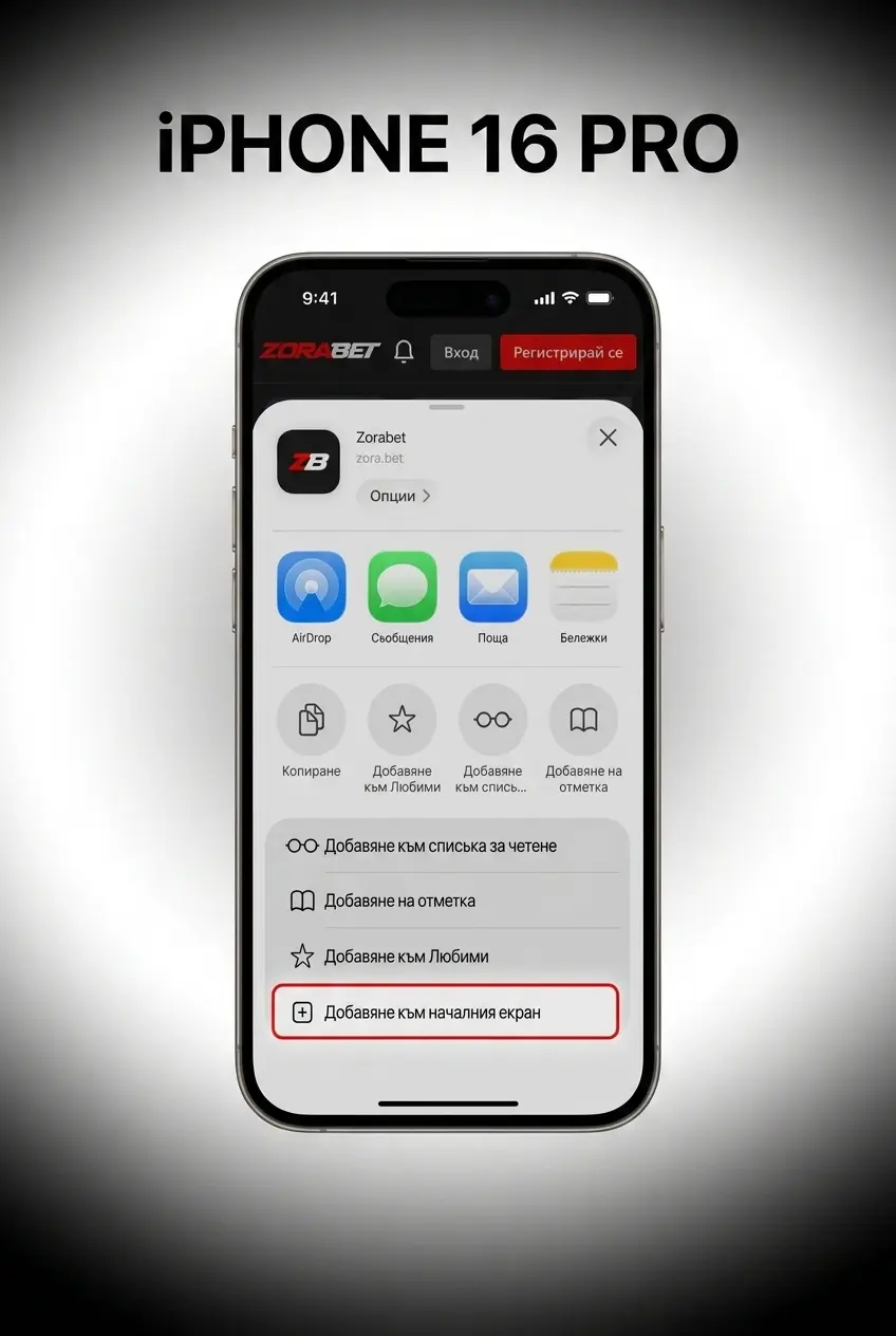 Изтегляне на ZoraBet iOS приложение в 5 стъпки за iPhone и iPad чрез App Store